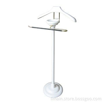 Valet Stand, Light Cherry Color, Sized 18 x 13 x 46-inch